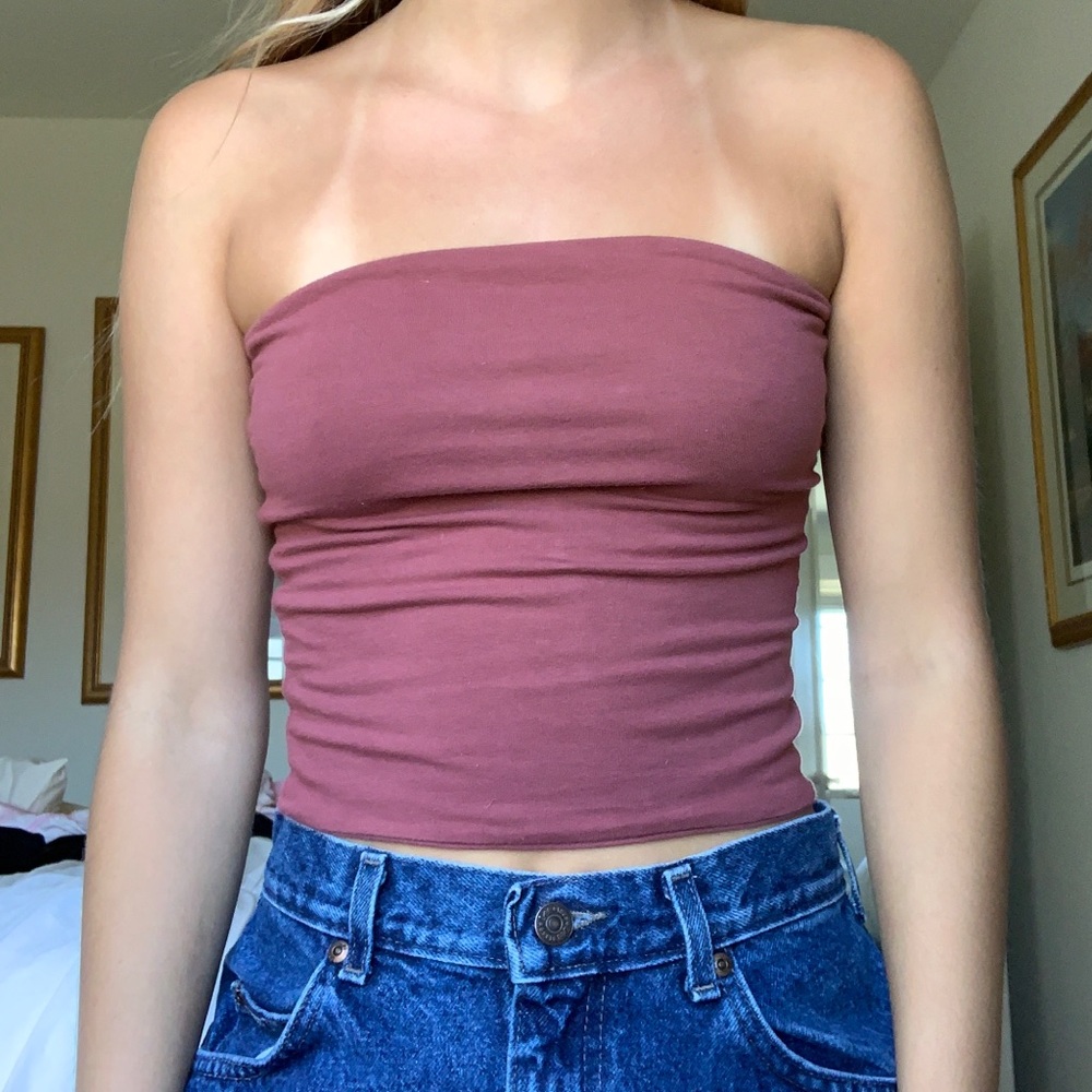 Brandy Melville Mauve Tube Top